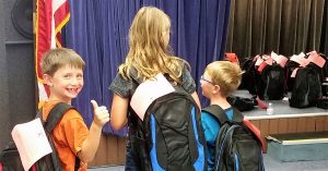 Backpack giveaway 2